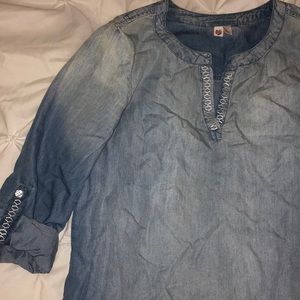 Denim dress long sleeve